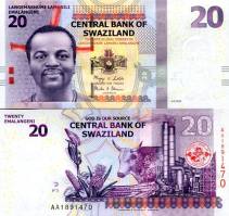 *20 Emalageni Swazijsko 2010-17, P37 UNC - Kliknutím na obrázok zatvorte -